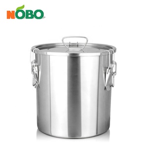 Casa di <span class=keywords><strong>Vino</strong></span> Birra di Fermentazione Barile 21 Litro Secchio In Acciaio <span class=keywords><strong>Inox</strong></span> Fermentatore con Coperchi di Tenuta Morsetti a Molla - Product Image 6