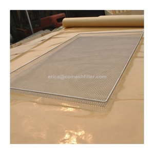 Estante de malla de acero inoxidable, bandeja de panadería para máquina de horno, 60 cm x 40 cm - Product Image 1