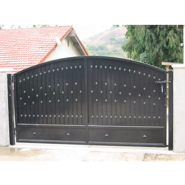 Кованые железные ворота, новый дизайн 2019