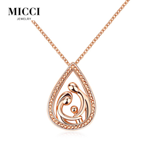 Nuevo diseño de plata <span class=keywords><strong>del</strong></span> encanto de la familia familia árbol colgante de collar - Product Image 1
