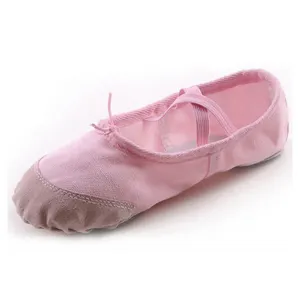 Sapatos macios de algodão para balé, sapatos de balé, prática e dança