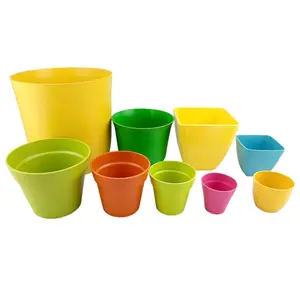 2016 Biodegradable eco bamboo fiber mini flower pot with seeds