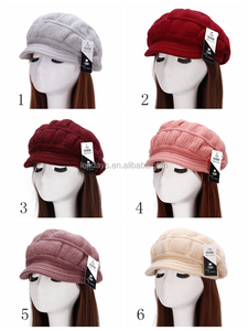 Las nuevas mujeres de Invierno Gorros de lana Boinas sombrero de La Vendimia - Product Image 3