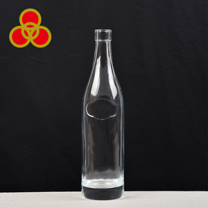 Custom made vide bouteilles d'alcool en gros <span class=keywords><strong>gin</strong></span> bouteilles en verre avec <span class=keywords><strong>du</strong></span> liège - Product Image 1