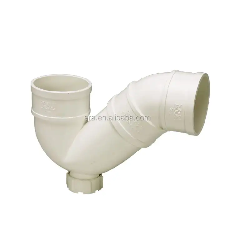 ERA UPVC/Fiting Pipa Drainase PVC, Perangkap Pasir Tipe P Dengan Akses Pas Drainase Plastik