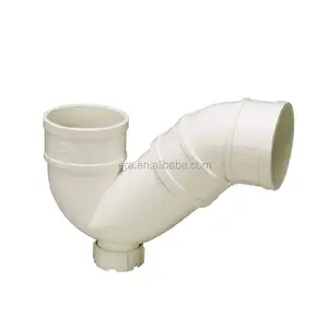 ERA UPVC / PVC Pipe Drainage Fittings P Type Gully Trap With Access Plastic Drainage Fitting