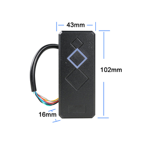 Đầu Đọc Thẻ Ngoài Trời Kiểm Soát Ra Vào WG26 WG 34 12V Phạm Vi Gần 13.56Mhz Đầu Đọc Rfid - Product Image 6