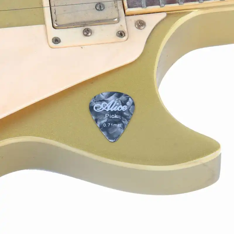 Giá Rẻ Tùy Chỉnh Guitar Picks Logo Bán Buôn Số Lượng Lớn Trống Đầy Màu Sắc Alice Guitar Pick Cho Người Mới Bắt Đầu