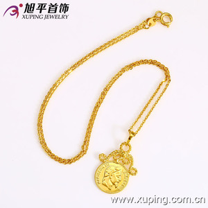 Pendentif pour pièce de monnaie empire 24K, tête en or, nouveauté 31829 - Product Image 3