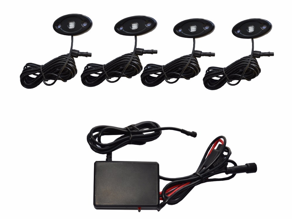 Música Controlada RGB Impermeable mini multicolor Roca Llevó La Luz