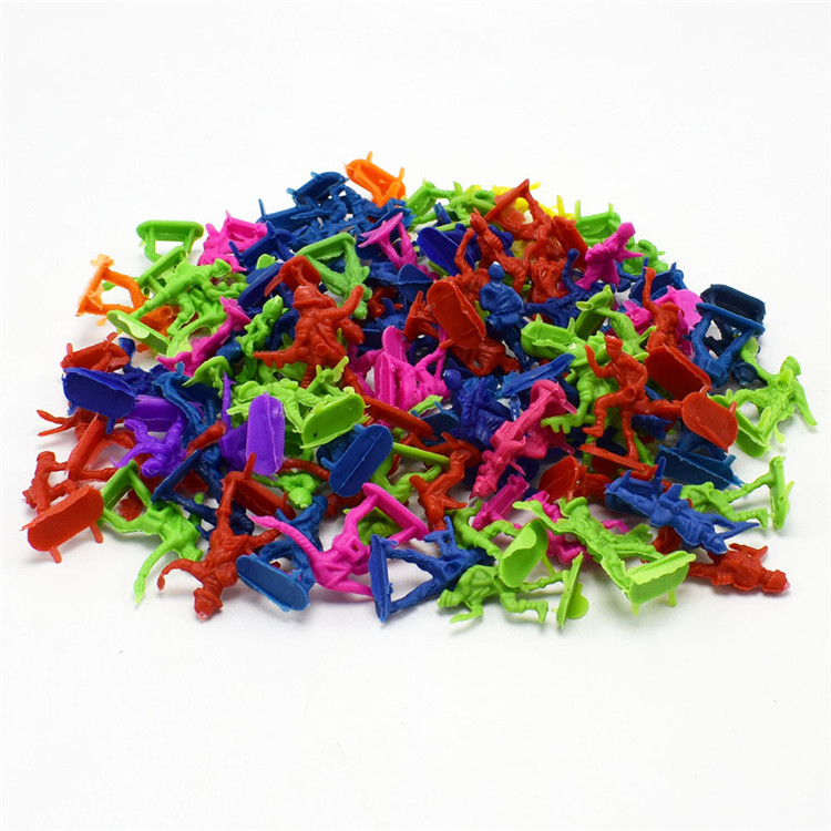 Рекламная акция, недорогая Военная маленькая игрушка, пластиковые солдаты для машины гатяпон, 2,5 см