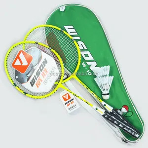 Groothandel Badminton Racket Hoge Kwaliteit Custom Light Gewicht China Goedkope Sport Kinderen Badminton Set