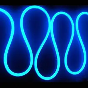 Dc 12v standard bianco giacca blu ha condotto la luce di striscia al neon