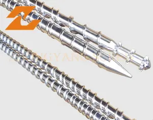 Bimetallic screw barrel Injection molding screw barrel plastic injection machinery