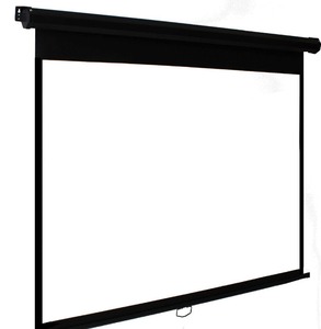 120 pouce 4:3 Ratio Mat <span class=keywords><strong>Blanc</strong></span> Matériel Plafond <span class=keywords><strong>Mont</strong></span>é <span class=keywords><strong>Auto</strong></span> Verrouillage De L'écran Du Projecteur Pour Home Cinéma - Product Image 1