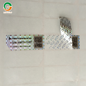 Personnalisé inviolable holographique étiquette et de Sécurité Hologramme VIDE autocollant - Product Image 5