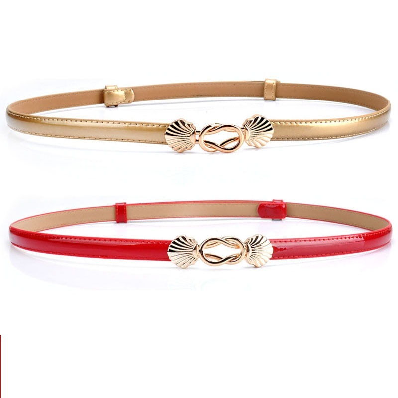 Fashionable lady's Genuine leather belt Sexy ladies stretch  belts