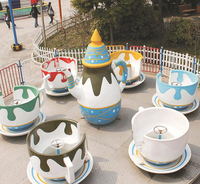Jeux masque électrique pour enfants, parc d'attractions d'intérieur, tasse de thé, cavalier, tasse à thé, style européen