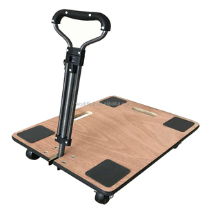 Carretilla de Madera de Cuatro Ruedas para Mover Muebles Pesados - Product Image 3