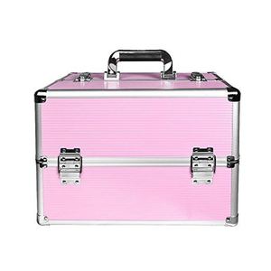 Custom Aluminum Cosmetic <strong>Make</strong> <strong>up</strong> Box Makeup <strong>Trolley</strong> Professional Rolling Train Case with <strong>Wheels</strong> - Product Image 4