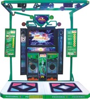 Machine de jeu de danse et de danse d'arcade Super Station à pièces pour l'intérieur à vendre