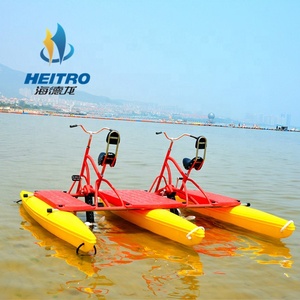 บริษัทผลิตจำหน่ายเรือถีบน้ำ จักรยานน้ำ 1-3 ที่นั่ง จักรยานน้ำแบบแพ - Product Image 5