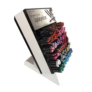 2019 fashion acryl wenkbrauwpotlood display stand cosmetische display teller