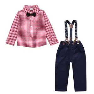 Комплекты детской одежды, Комбинезоны и рубашка для мальчиков