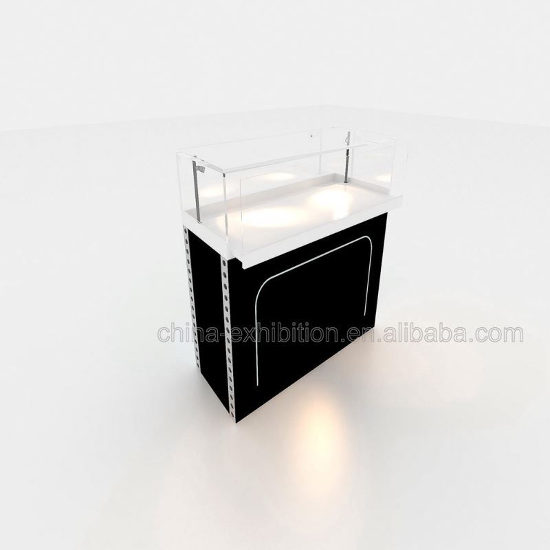Pop Up Promotionnel Stand En Aluminium Table de Salon Commercial Portatif D'exposition Comptoir