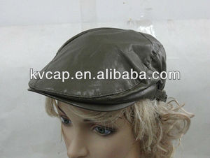 mens en cuir vert lierre <span class=keywords><strong>stetson</strong></span> chapeau gavroche gatsby steampunk - Product Image 1