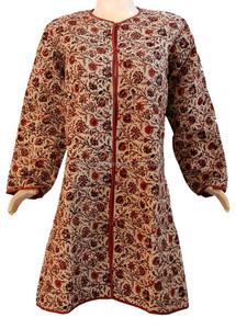 Venta al por mayor, lote de chaqueta/abrigo Kantha Vintage Reversible con estampado de algodón para mujer - Product Image 2