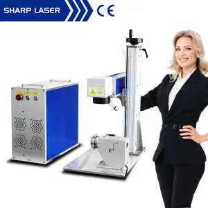 Taşınabilir mini masaüstü Mopa renk raycus lazer 20 w 30 w 50 w cnc takı metal fiber lazer işaretleme makinesi işaretleyici fiyat satış