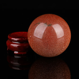 <span class=keywords><strong>Sfera</strong></span> di arenaria dorata classica, grande <span class=keywords><strong>sfera</strong></span> di pietra arenaria di cristallo rosso, ideale per <span class=keywords><strong>la</strong></span> casa e l'arredamento dell'ufficio - Product Image 2