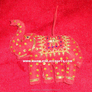 Embroidery Christmas Tree Hanging Ornament - Product Image 1