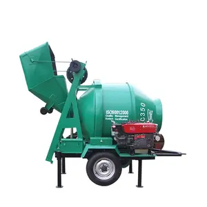 JZC350柴油大好容量移动混凝土施工用水泥搅拌机