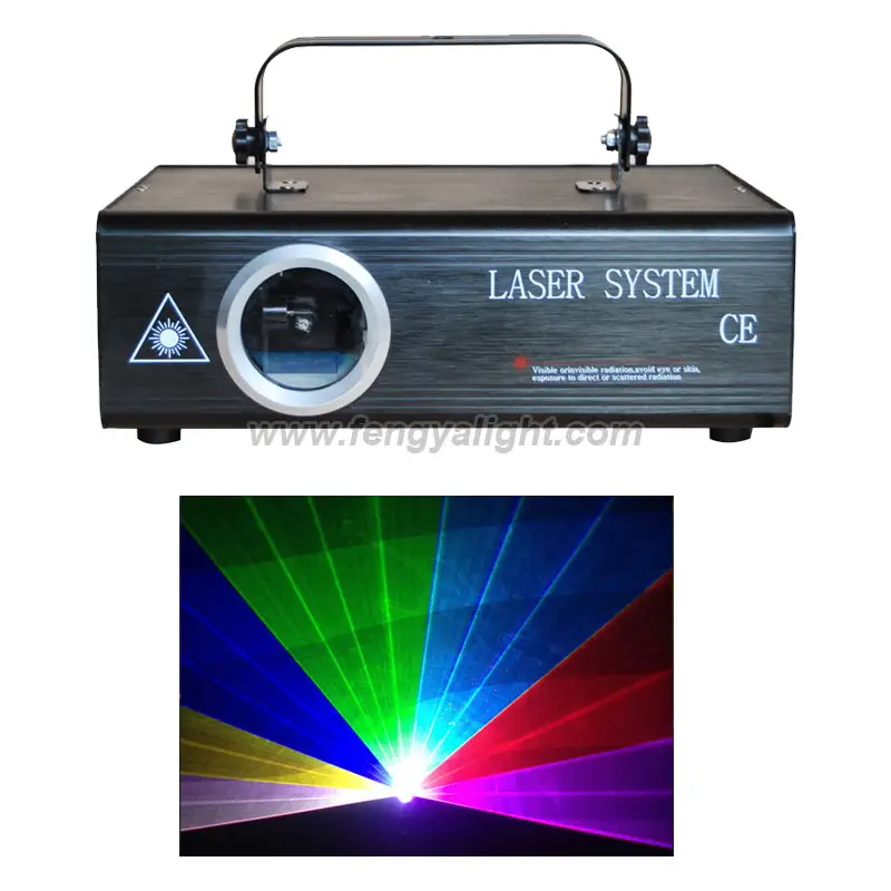 Đèn Chiếu Sáng Sân Khấu Laser Chiếu Tia Hoạt Hình Đủ Màu RGB 1W