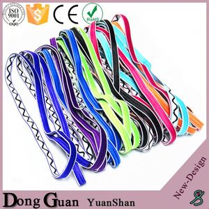 Diademas de poliéster de <span class=keywords><strong>2016</strong></span> y 10Mm, diadema de silicona antideslizante - Product Image 3