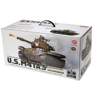 <span class=keywords><strong>Heng</strong></span> <span class=keywords><strong>Long</strong></span> 3839-1 2.4G 1/16 US M41A3 Walker Bulldog Light Tank RC Battle Tank 1 8 Scale RC Tanks - Product Image 4