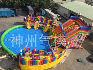 Gran gran fuente de la fábrica tipo inflable al aire libre <span class=keywords><strong>parques</strong></span> acuáticos para entretenimiento - Product Image 4