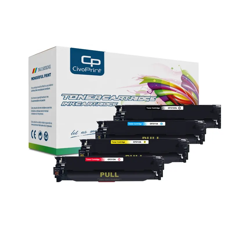 Civoprint CF210A CF210x HP131a cartucho de toner para impressora laser a cores Pro200 M251nw M276n M131A