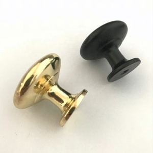 Black and Brass Finishing Zinc Alloy Wardrobe Cabinet <strong>Door</strong> Round Handle and <strong>Knob</strong> - Product Image 4