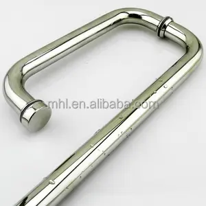 Hot sale stain finish stainless steel glass door handle