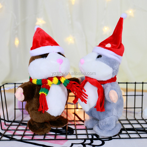 Chất Lượng Cao Talking Hamster Hoạt Hình Điện Tử Plush Đồ Chơi Nhồi Bông/Bán Buôn Đi Bộ Lặp Lại Talking X Động Vật Hamster - Product Image 4