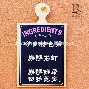 Antique Folding Wooden Blackboard <strong>Mini</strong> a Frame Chalkboard <strong>Vintage</strong> Decorative Back to School - Product Image 3