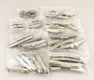 0.5/1/2 <strong>oz</strong> P Style <strong>Wheel</strong> Weight, Clip on Balancing Weights Zinc for Steel Rim <strong>Wheel</strong> - Product Image 1