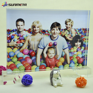 Hermosa Artesanía de Cristal Grupo Clase de Graduación Souvenir 3D Foto de Cristal Marco - Product Image 1