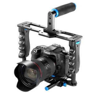 Cage vidéo en alliage d'aluminium pour appareils photo reflex numériques tels que 5D <span class=keywords><strong>Mark</strong></span> II III 700D 650D 600D - Product Image 3