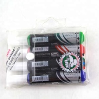 Marqueur effaçable double face multi-couleurs rechargeable grand format, personnalisable OEM, le plus vendu