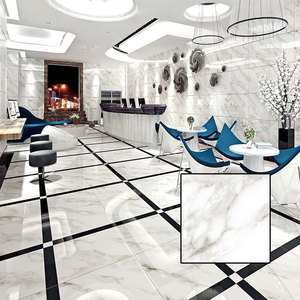 Piastrelle <span class=keywords><strong>in</strong></span> Porcellana Effetto Granito Bianco di Alta Qualità 60x60 da Foshan, Cina - Product Image 4