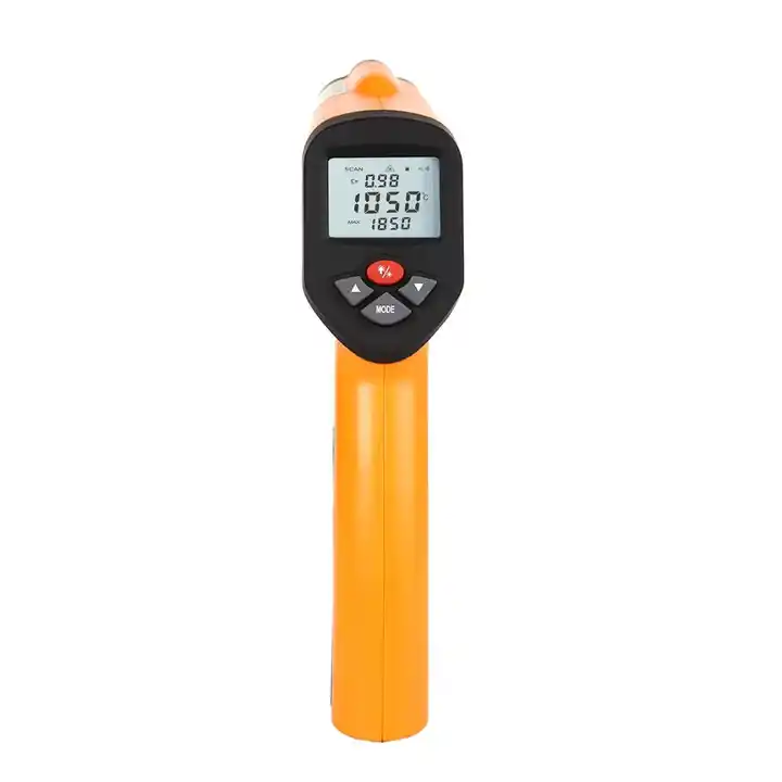 Infrared Temperature Gun Pyrometer 50:1 Industrial Laser